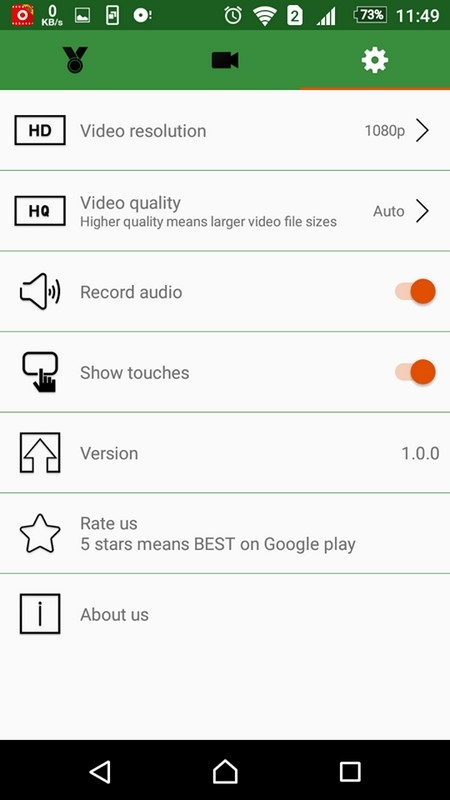 Dễ dàng ghi lại hoạt động trên màn hình smartphone với ứng dụng miễn phí - 6 Dễ dàng ghi lại hoạt động trên màn hình smartphone với ứng dụng miễn phí - 6