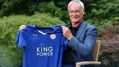 HLV Ranieri tới Leicester City vào tháng 7/2015