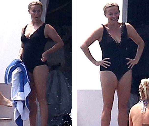 Reese Witherspoon khoe dáng săn chắc ở tuổi 41 - 1
Reese Witherspoon đang đi nghỉ tại Long Island, New York cùng bạn bè thay vì chồng và các con.