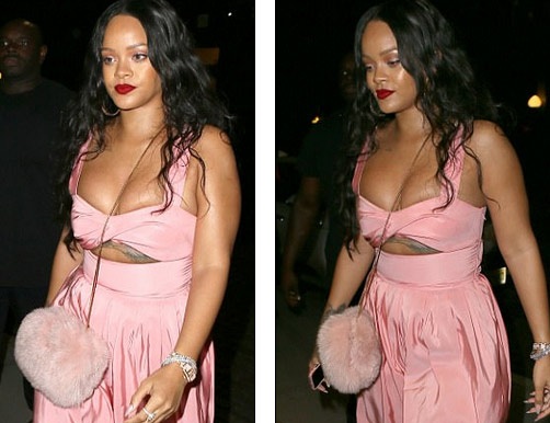 Rihanna khoe vòng một gợi cảm - 5
Rihanna bận rộn tại New York suốt vài tuần qua. Cô ra mắt BST thời trang mới của mình, tổ chức tiệc từ thiện