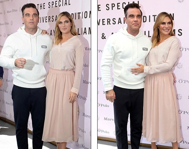 Khó nhận ra Robbie Williams trong sự kiện mới - 6
Nam ca sĩ nổi tiếng Robbie Williams năm nay 43 tuổi còn vợ anh, một cựu người mẫu, Ayda năm nay 37 tuổi. Hai người đã có với nhau hai mặt con. Robbie và Ayda đã kết hôn được 6 năm.