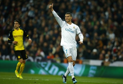 C.Ronaldo ghi bàn trong tất cả các trận đấu ở Champions League
