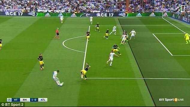 Tranh cãi: C.Ronaldo việt vị ở bàn mở tỷ số trước Atletico? - 1 Cựu trọng tài Graham Poll cho rằng C.Ronaldo đã đứng dưới hàng thủ Atletico Madrid nhưng không tham gia vào tình huống