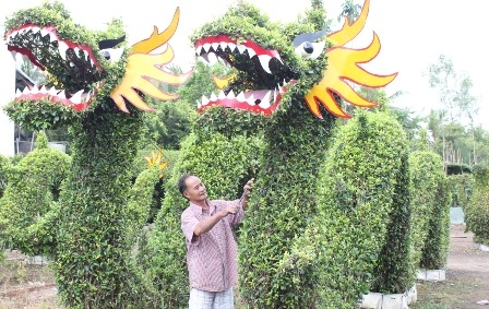 Những linh vật ngày Tết được làm bằng cây kiểng “siêu độc” - 9 Những linh vật ngày Tết được làm bằng cây kiểng “siêu độc” - 9