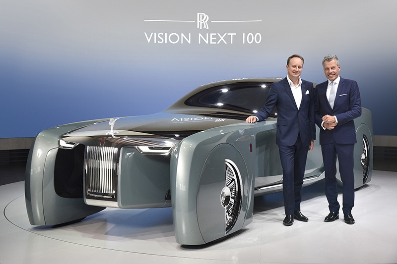 RollsRoyce Vision Next 100  Mẫu xe tương lai cho giới thượng lưu  Báo  Dân trí