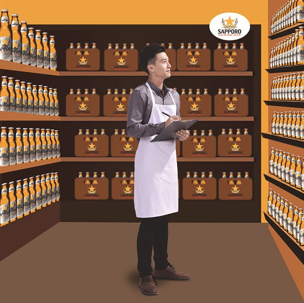 
Huỳnh Anh - Diễn viên phim Bi ơi! Đừng sợ, bị thuyết phục bởi vị bia êm đằm của Sapporo Premium Beer.
