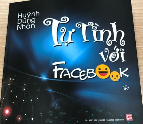 Thực ảo cùng “Tự tình với Facebook” của Huỳnh Dũng Nhân - 1 Bìa tập thơ “Tự tình với Facebook”