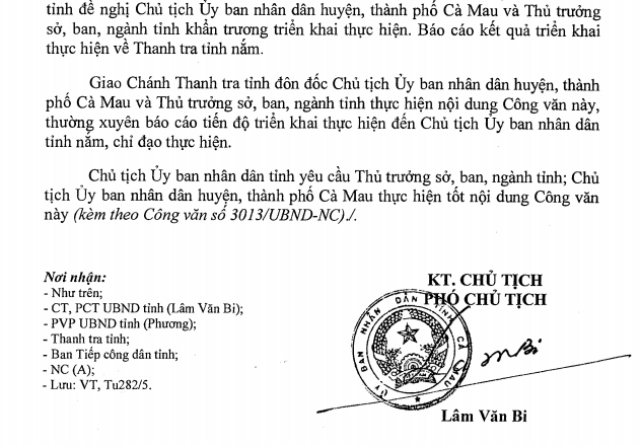 “Quên” chỉ đạo của Chủ tịch tỉnh, nhiều địa phương bị nhắc nhở - 1 Công văn nhắc nhở các địa phương, Sở ngành về việc chậm triển khai theo chỉ đạo của Chủ tịch UBND tỉnh.