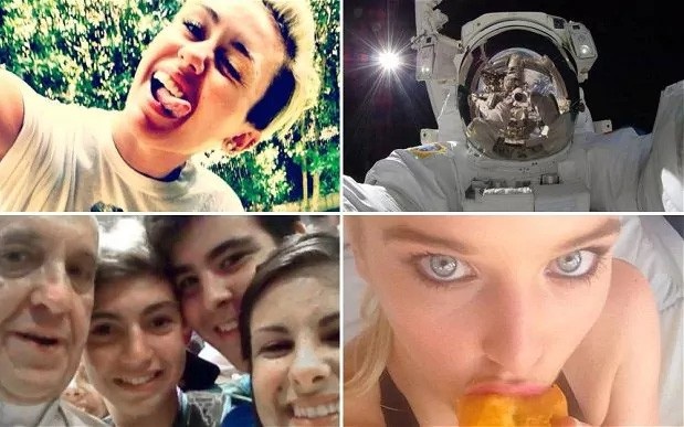 “Nghiện selfie” là một rối loạn tâm thần? - 1 Bức ảnh selfie nổi tiếng được Ellen DeGeneres đăng lên mạng xã hội. Hàng đầu từ trái sang là Jared Leto, Jennifer Lawrence, Meryl Streep, Ellen DeGeneres, Bradley Cooper, Peter Nyongío Jr., hàng thứ hai từ trái sang: Channing Tatum, Julia Roberts, Kevin Spacey, Jennifer Lopez, Jared Leto, Jennifer Lawrence, Brad Pitt, Lupita Nyongío và Angelina Jolie.