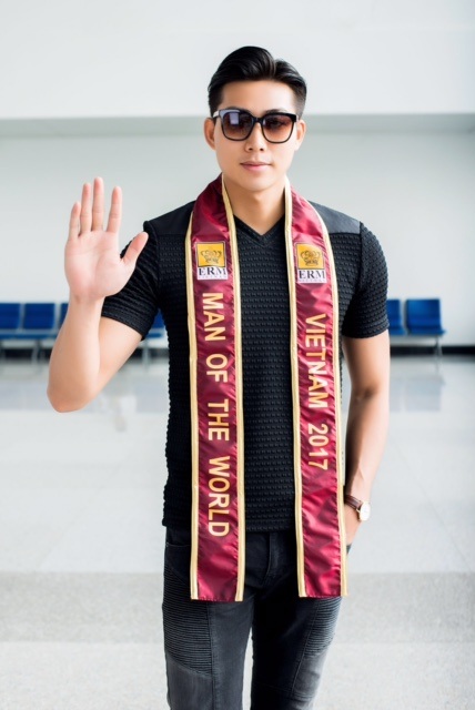 Nguyễn Hữu Long tham dự Siêu mẫu nam thế giới - Man of the world 2017 - 4 Đêm chung kết của cuộc thi sẽ diễn ra vào 28/7.