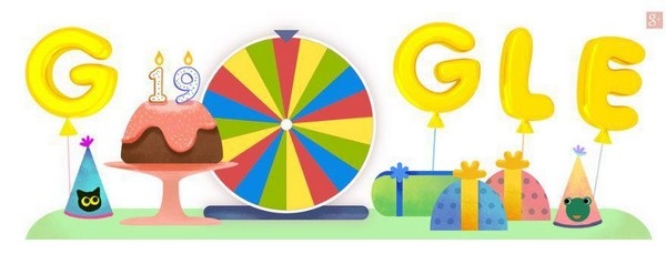 Hài hước chuyện Google không biết được ngày thành lập của chính mình - 1 Biểu tượng đặc biệt được Google sử dụng để kỷ niệm ngày thành lập hôm 27/9 vừa qua