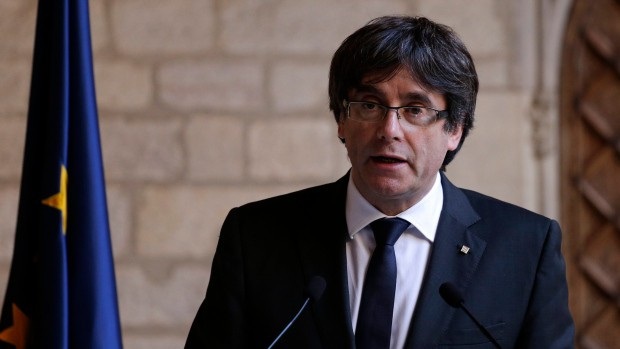 Thủ hiến bị phế truất Catalonia, Carles Puigdemont (Ảnh: Getty)