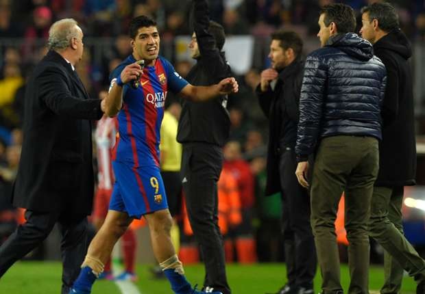 Bị đuổi khỏi sân trong trận gặp Atletico, Luis Suarez… kêu oan - 1 Bị đuổi khỏi sân trong trận gặp Atletico, Luis Suarez… kêu oan - 1