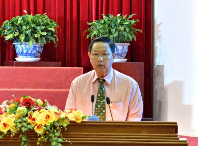 Cần Thơ: Hơn 2 tỷ đồng ủng hộ quỹ Khuyến học, khuyến tài - 2 Ông Lê Văn Tâm - Phó chủ tịch UBND TP Cần Thơ phát biểu tại lễ tiếp nhận và tuyên dương các tổ chức, cá nhân ủng hộ cho quỹ khuyến học Cần Thơ ngày 25/5