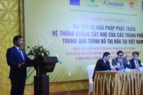 Đường sắt đô thị Việt Nam: Làm sao để tiết kiệm hơn mà vẫn hiện đại? - 1 Hội thảo “Vai trò và giải pháp phát triển hệ thống đường sắt nhẹ của các thành phố lớn trong quá trình đô thị hóa tại Việt Nam”