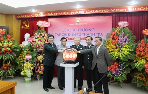 Ra mắt Tạp chí điện tử Thanh tra - 1 Khai trương Tạp chí điện tử Thanh tra.