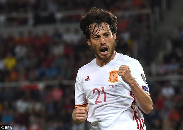 
David Silva đang là cầu thủ hay nhất của Tây Ban Nha ở vòng loại năm nay
