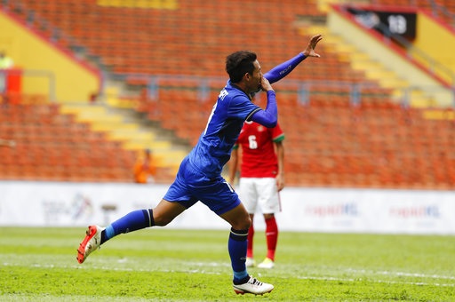 U22 Thái Lan 1-1 U22 Indonesia: Cân tài cân sức - 6
Chaiyawat Buran ăn mừng bàn thắng vào lưới U22 Indonesia