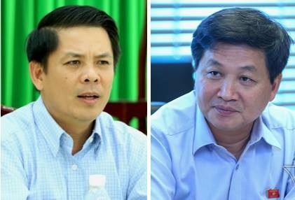 Giới thiệu ông Nguyễn Văn Thể làm Bộ trưởng GTVT, ông Lê Minh Khái làm Tổng Thanh tra - 1
Ông Nguyễn Văn Thể (trái) và ông Lê Minh Khái được đề nghị phê chuẩn làm Bộ trưởng Giao thông vận tải và Tổng Thanh tra Chính phủ