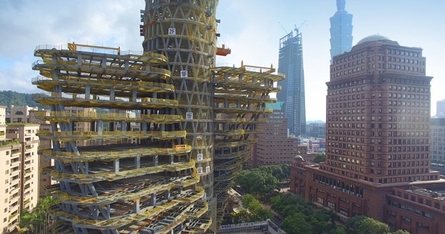 Cùng thăm quan tòa tháp xoáy hút khói sắp được mở cửa của Đài Loan - 3
Tòa nhà chọc trời 20 tầng này nằm ở quận XinYi – trung tâm thành phố Đài Bắc.