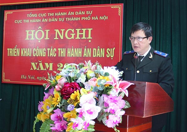 Thi hành án dân sự Hà Nội cần tự kiểm tra để phòng ngừa vi phạm - 2 Ông Mai Lương Khôi phát biểu tại hội nghị.