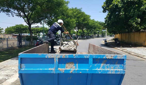 Cá chết được đưa đi xử lý