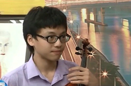 “Thần đồng” violin 14 tuổi là Gương mặt trẻ Thủ đô 2016 - 1 “Thần đồng” violin 14 tuổi là Gương mặt trẻ Thủ đô 2016 - 1