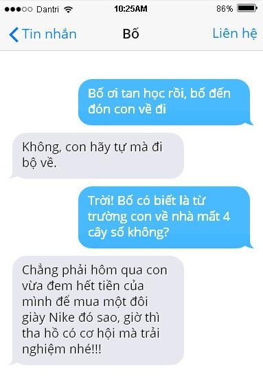 Chết cười với tin nhắn của các ông bố vui tính nhất quả đất | Báo Dân trí Chết cười với tin nhắn của các ông bố vui tính nhất quả đất | Báo Dân trí