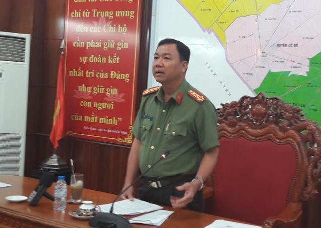 Vụ công ty may cháy suốt 5 ngày ở Cần Thơ: Thiệt hại 400 tỷ đồng - 1 
Đại tá Trần Ngọc Hạnh - Giám đốc công an Cần Thơ cho biết, nguyên nhân vụ cháy công ty may là do chập điện