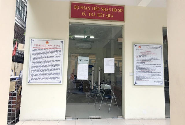 Camera phường Văn Miếu không ghi hình ảnh công dân đến chứng tử - 1 Bộ phận một cửa phường Văn Miếu nơi xảy ra vụ việc