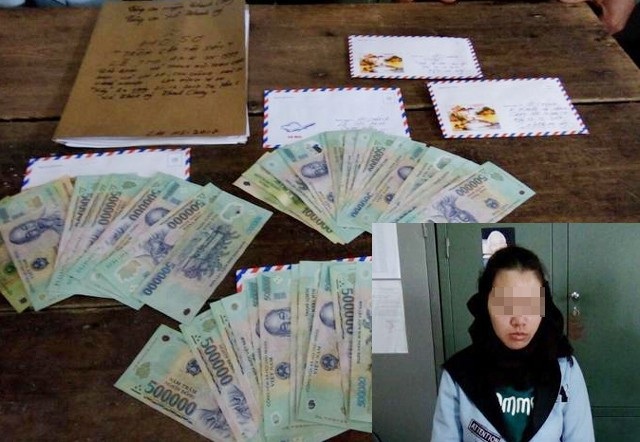 Về thăm nhà, con gái trộm tiền mới vay ngân hàng của mẹ - 1 Nghi can Lê Thị A. và số tang vật vụ trộm thu giữ được
