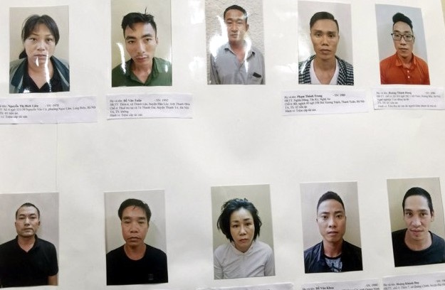 Lập 7 tổ công tác đặc biệt, phá 7 đường dây “xuất khẩu” xe trộm cắp - 1 Hàng loạt các đối tượng cầm đầu các đường dây trộm cắp xe máy bị bắt giữ.