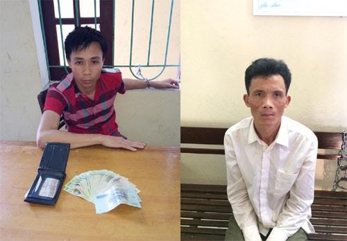 Giả danh người nhà bệnh nhân vào bệnh viện trộm cắp tài sản - 1 Hai đối tượng Thanh và Bình giả danh người nhà bệnh nhân trộm cắp tài sản trong Bệnh viện Đa khoa tỉnh Thanh Hóa