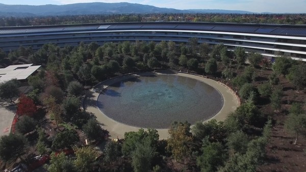 Đài phun nước trung tâm vừa được hoàn thiện