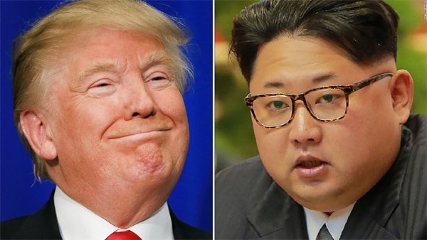 Tổng thống Mỹ Donald Trump và Chủ tịch Triều Tiên Kim Jong-un. (Ảnh: CNN)