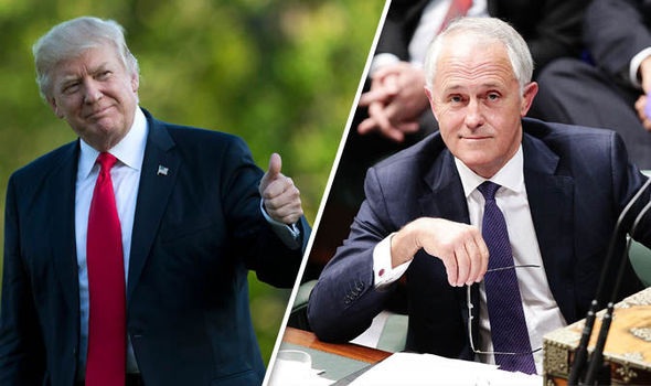 Ông Trump sắp gặp Thủ tướng Australia sau sự cố "dập máy giữa chừng" - 1 Tổng thống Mỹ Donald Trump (trái) và Thủ tướng Australia Malcolm Turnbull (Ảnh: Getty)