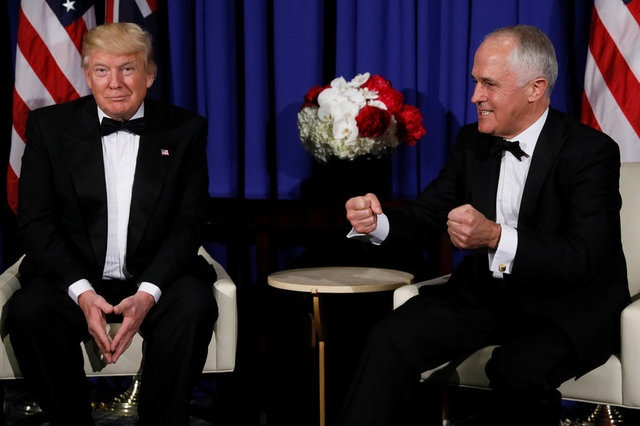 Ông Trump nói cuộc điện đàm giận dữ với Thủ tướng Australia là “tin thất thiệt” - 1
Ông Trump gặp Thủ tướng Australia tại New York ngày 4/5 (Ảnh: Reuters)
