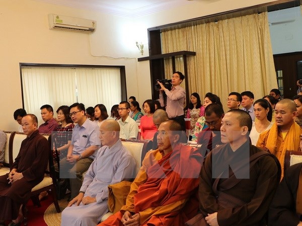 Đại hội thành lập Tổng hội người Việt Nam tại Ấn Độ và Nepal - 1
Các đại biểu dự đại hội. (Ảnh: Huy Bình/TTXVN)