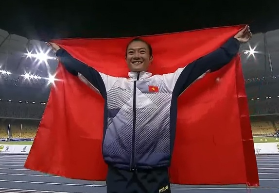 Thái Lan thừa nhận đánh mất thế mạnh trước Việt Nam tại SEA Games - 1 Tú Chinh khiến Thái Lan đánh mất thế mạnh ở các nội dung 100m và 200m nữ, trong môn điền kinh (ảnh: Q.H)
