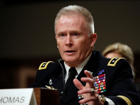 Tư lệnh Bộ Chỉ huy Tác chiến Đặc biệt của quân đội Mỹ, Tướng Raymond Thomas (Ảnh: Reuters)