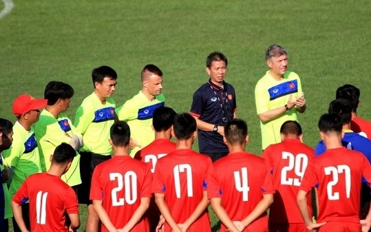 U20 Việt Nam chờ đợi gì từ chuyến tập huấn tại Đức? - 1 U20 Việt Nam miệt mài rèn luyện trên đất Đức