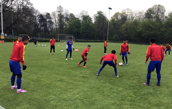 HLV Hoàng Anh Tuấn hài lòng về quá trình chuẩn bị của U20 Việt Nam - 2 U20 Việt Nam miệt mài luyện công, chờ ngày tham dự VCK World Cup U20