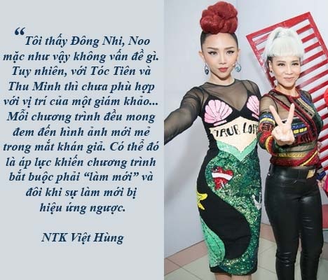 Lùm xùm dán nhãn cho phim và tác quyền nhạc sĩ - 5 Thu Minh, Tóc Tiên bị phản ứng vì trang phục lòe loẹt, kỳ dị? - Vừa xuất hiện trong tập đầu tiên của chương trình The Voice 2017 (Giọng hát Việt), dàn HLV không chỉ khiến dư luận phản ứng vì vấn đề chuyên môn, tranh giành các thí sinh mà còn vấp phải nhiều ý kiến trái chiều xoay quanh trang phục bị cho là lòe loẹt, kỳ dị khác thường…