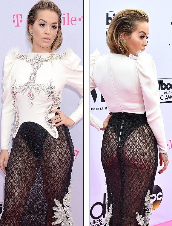 Những người đẹp mặc xấu trên thảm đỏ - 5
Rita Ora - hở không có nghĩa là đẹp!