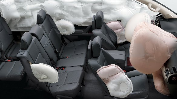 Vì sao túi khí không bung khi Toyota Fortuner gặp tai nạn? - 3 Hệ thống túi khí sau khi bung của một số dòng xe du lịch hiện nay