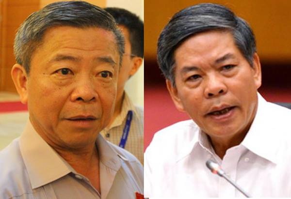 Ban Bí thư cách chức ông Võ Kim Cự, cảnh cáo ông Nguyễn Minh Quang - 1
Hai ông Võ Kim Cự (trái), Nguyễn Minh Quang chính thức nhận quyết định kỷ luật về Đảng