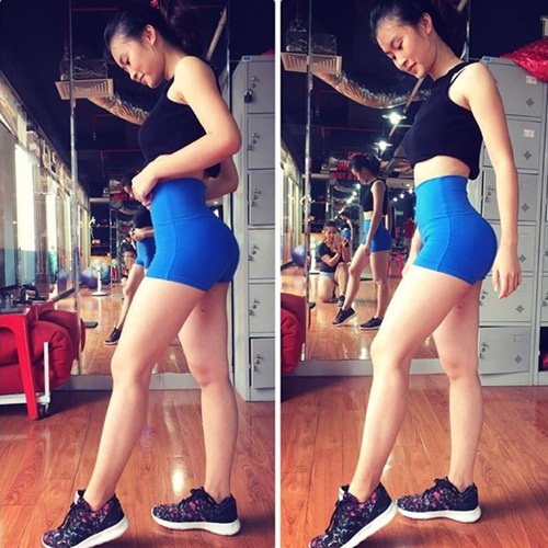 Vòng eo 56 của Ngọc Trinh phải "chào thua" cô gái 21 tuổi này - 2
Gym đã đem đến hình thể mới, cuộc sống mới cho nữ sinh 21 tuổi