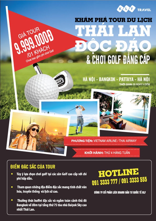 Đi Thái Lan du lịch kết hợp với chơi golf– thú chơi mới của doanh nhân - 7 Đi Thái Lan du lịch kết hợp với chơi golf– thú chơi mới của doanh nhân - 7