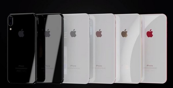Ngắm thiết kế iPhone 8 tuyệt đẹp qua bản dựng siêu thực - 6 Sản phẩm sẽ có thêm nhiều màu sắc để lựa chọn