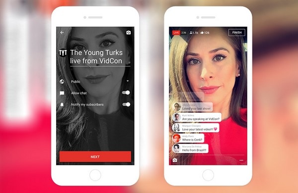 Youtube thêm tính năng truyền hình trực tiếp từ smartphone để cạnh tranh với Facebook - 1 Video trực tiếp từ smartphone sẽ được dán nhãn “Live” và cho phép người dùng bình luận